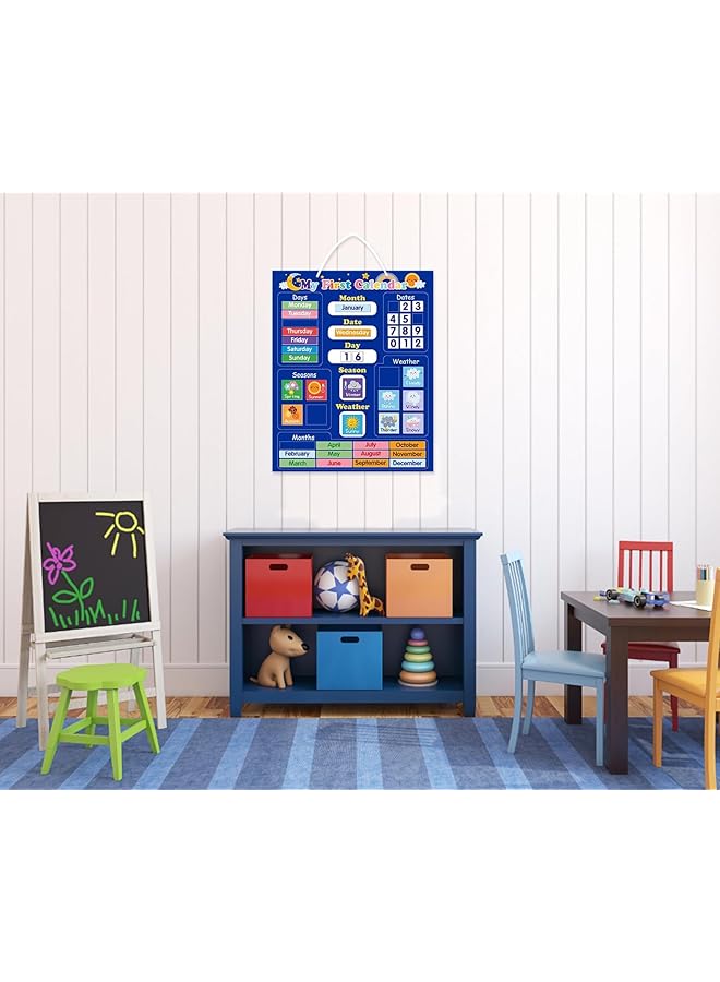 erorex Learning Resources Calendar And Weather Pocket Chart My First Calendar For Kids Toddlers Magnetic Calendar For Classroom Preschool Educational Wall Calendar Kids Learning Calendar - Image 5