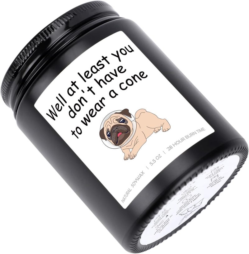 CHUANGLI Get Well Soon Gifts for Women Men, Funny Cute After Surgery Gifts, Lavender Scented Candles (5.5Oz) - Image 3