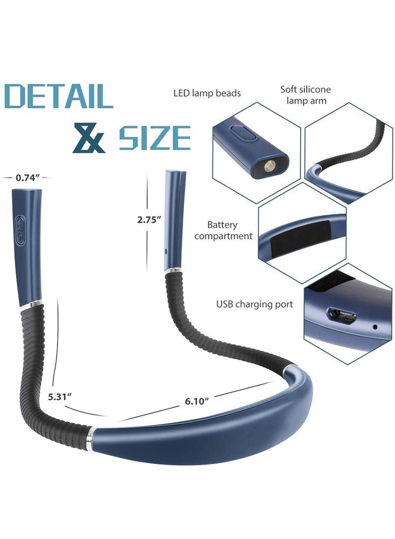 Sharpdo LED NeckLed Neck Reading Light 3 Colors 3 Brightness Levels Long Lasting - Image 5