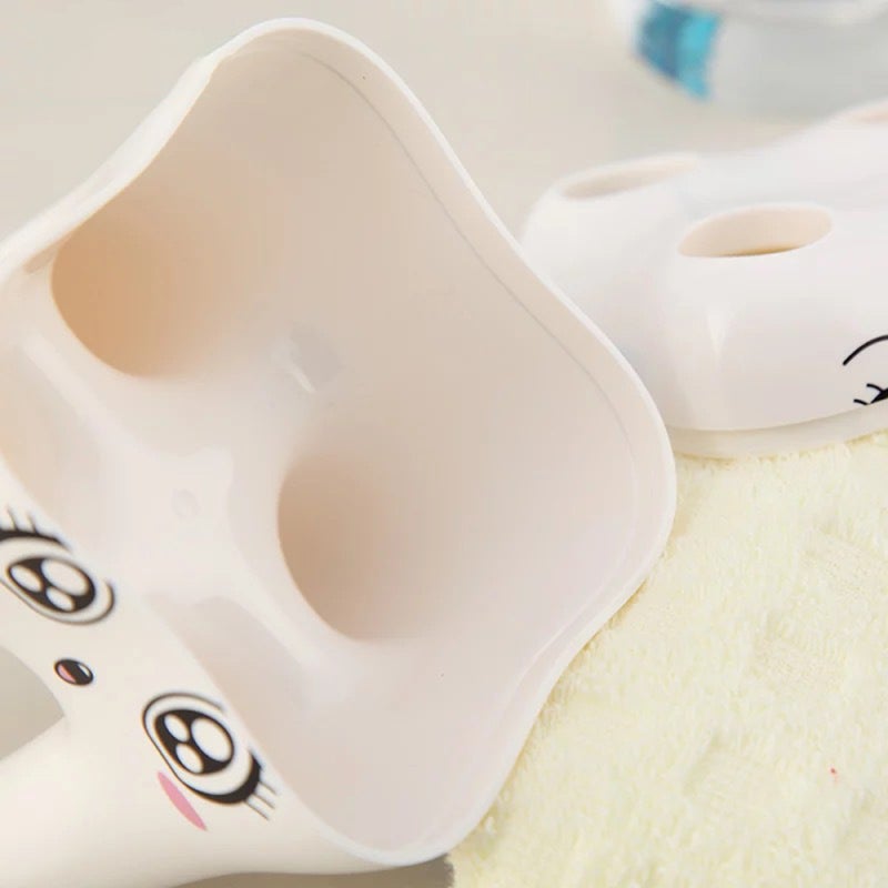 Toothbrush Holder: Cute Tooth Shaped Design - High-Grade Material Bathroom Accessory for Home Bathroom Storage - Image 5