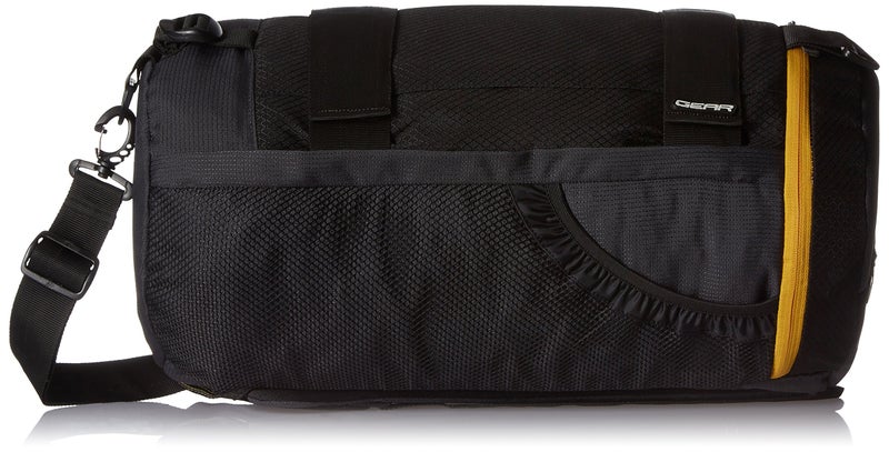 Gear 24 ltr Grey and Yellow Casual Duffel-Backpack (DUFNEWMXS0412) - Image 4