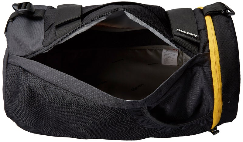 Gear 24 ltr Grey and Yellow Casual Duffel-Backpack (DUFNEWMXS0412) - Image 5
