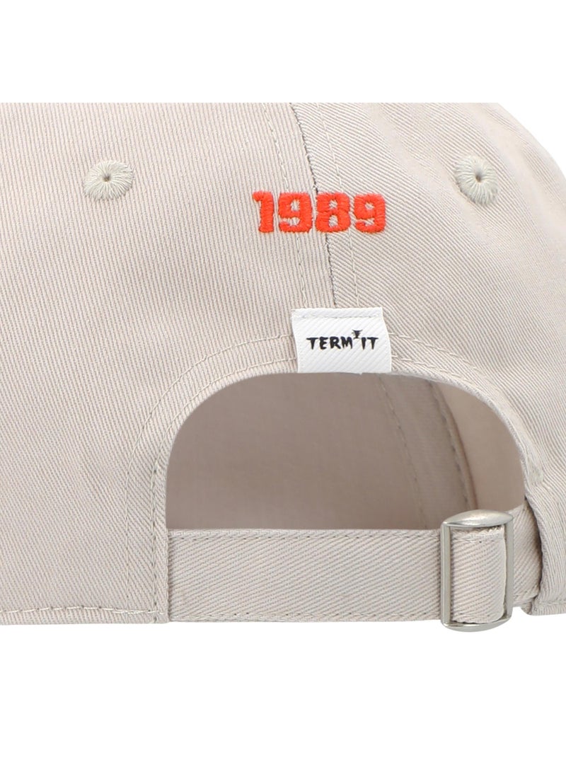 Termit Termit Kids' Cream Baseball Cap – Breathable 100% Cotton Summer Hat for Outdoor Fun, One Size, Lightweight & Stylish Sun Protection  - Image 4