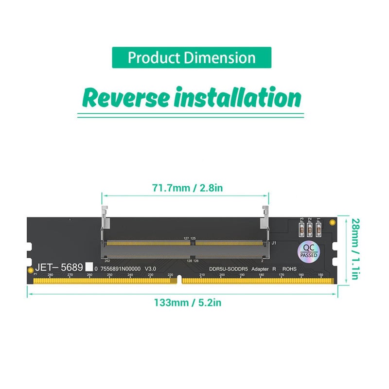 DDR5 Laptop To Desktop Memory Converter For Efficient Testing And Repair Maintenance - Image 3