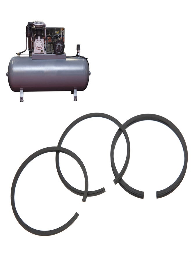 3Pcs Piston Ring Kit Air Compressor Cylinder Sealing Tool Pneumatic Drive Replacement - Image 5