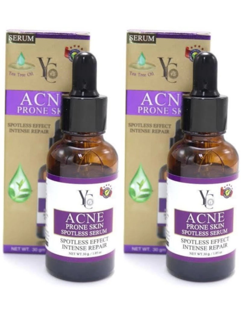 YC Two Pieces Of Serum Acne Spotless Effect Intense Repair 30x2 g - Image 1