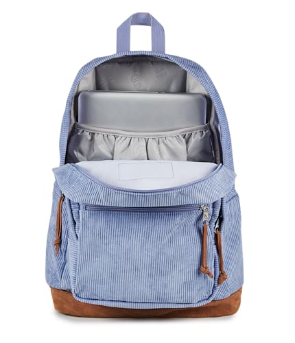 JanSport Right Pack Expressions Backpack – Main Compartment, 15-inch Padded Laptop Compartment, Side Water Bottle Pocket, Utility Pocket with Zippered Rain Flap, Lavender Ash Corduroy - Image 3