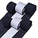 Captain Decor 6 Crepe Paper Streamers Rolls 492ft Pack of Silver and Black Streamers for Party Decorations Birthday Streamers Party Streamers 18 inch x 82 ftRoll - Image 2