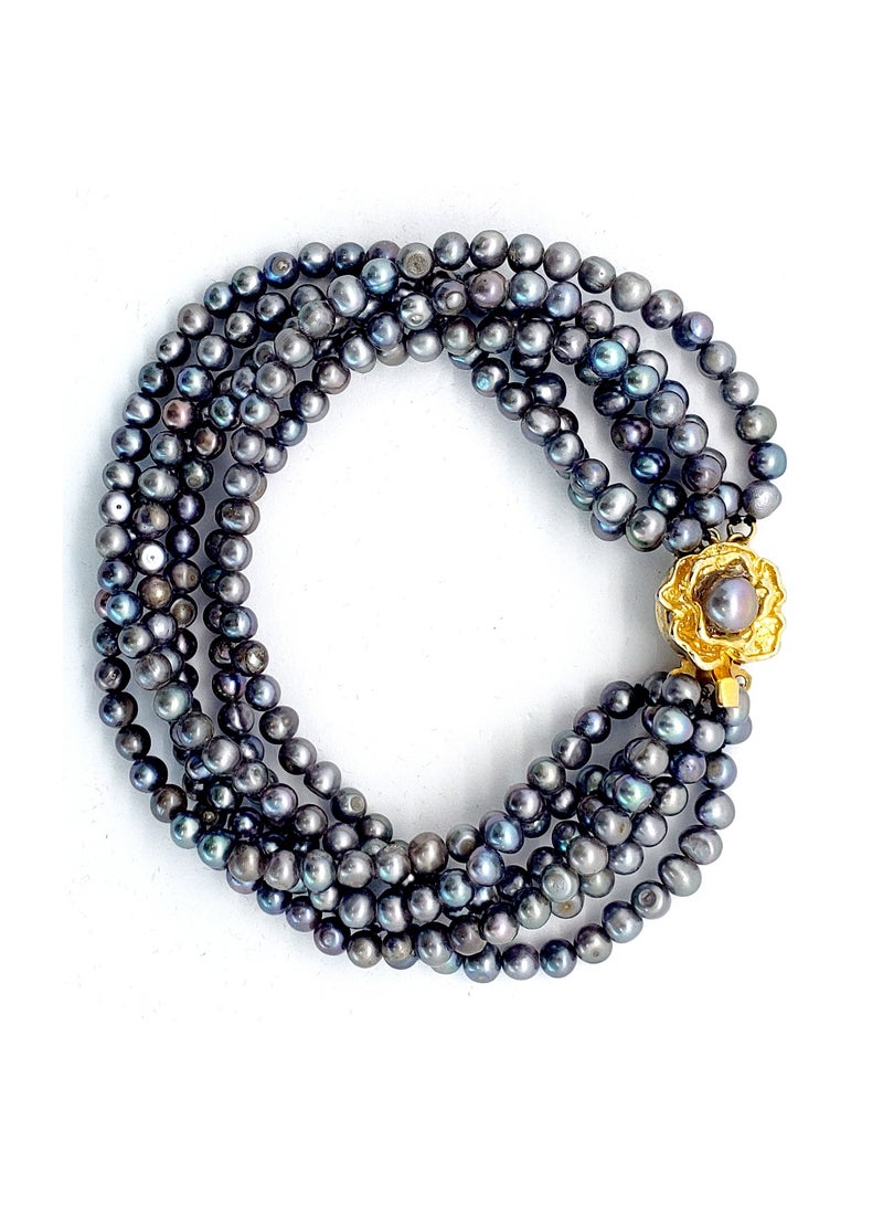 KAYALI 925 Silver Natural Ocean Pearl Bracelets for Women - Image 1