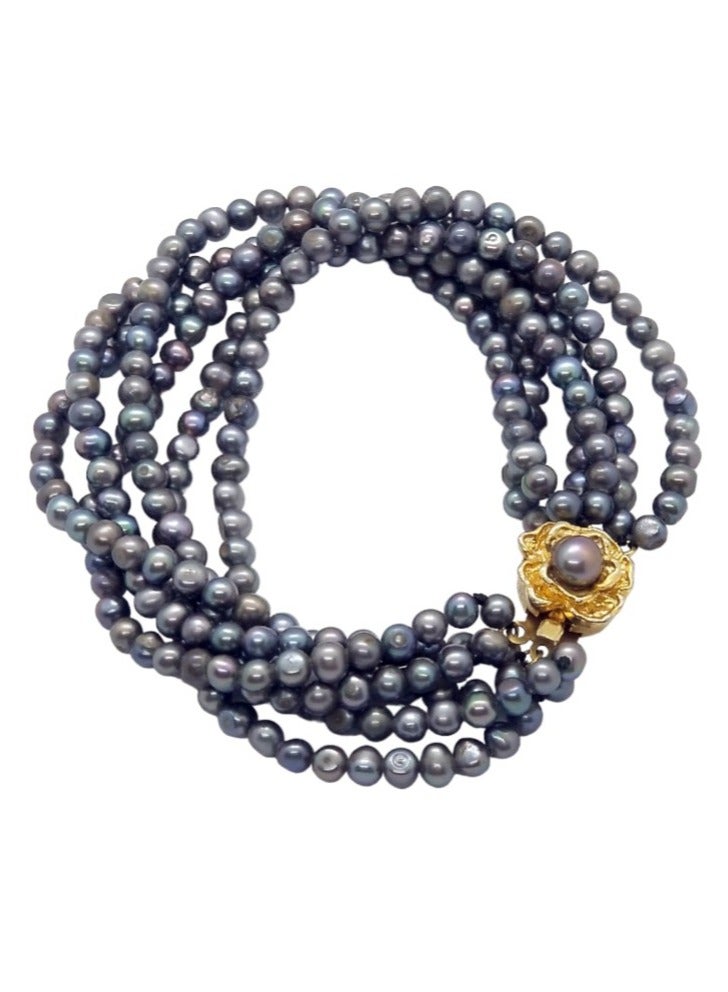 KAYALI 925 Silver Natural Ocean Pearl Bracelets for Women - Image 4