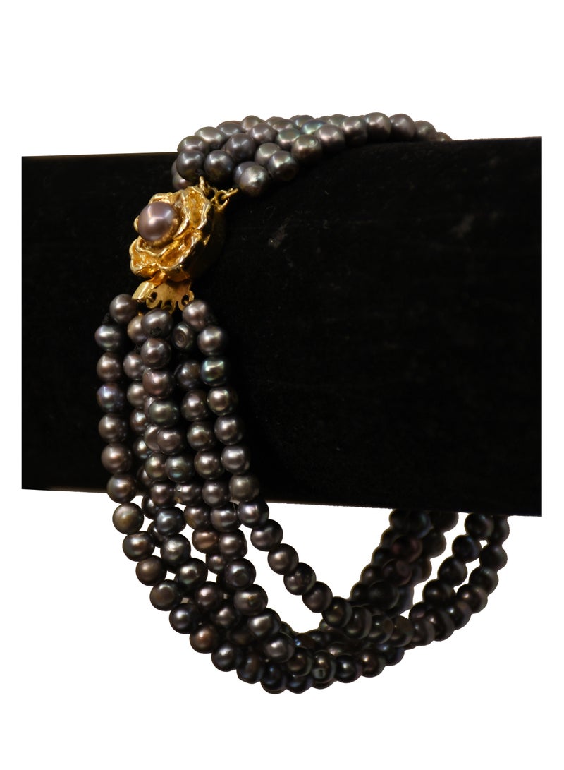 KAYALI 925 Silver Natural Ocean Pearl Bracelets for Women - Image 3