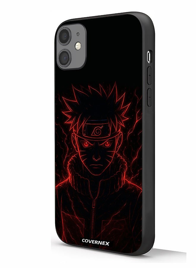 Covernex غطاء حماية آيفون 11 مزخرف بتصميم ناروتو شيبودن مع تأثير توهج النينجا - Image 1