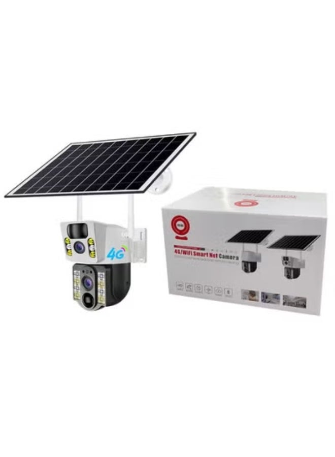GEEK SPACE Solar WiFi Outdoor Security Camera PTZ 1080P HD Wireless CCTV Surveillance Camera with 360° Pan Tilt, PIR Motion Detection, AI Human Detection, Full Color Night Vision, Two-Way Audio, IP66 Waterproof, Remote Mobile App Monitoring, Solar Powered Rechargeable Battery, Real-Time Motion Alerts, Home, Farm, Office & Business Security Camera - Image 2