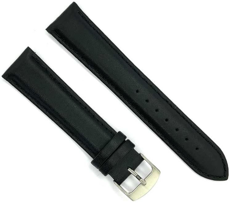 diloy Smooth Cowhide Leather Watch Strap 26 mm 28 mm 30 mm 32 mm 34 mm 36 mm 38 mm 40 mm Ref 302EA - Image 1