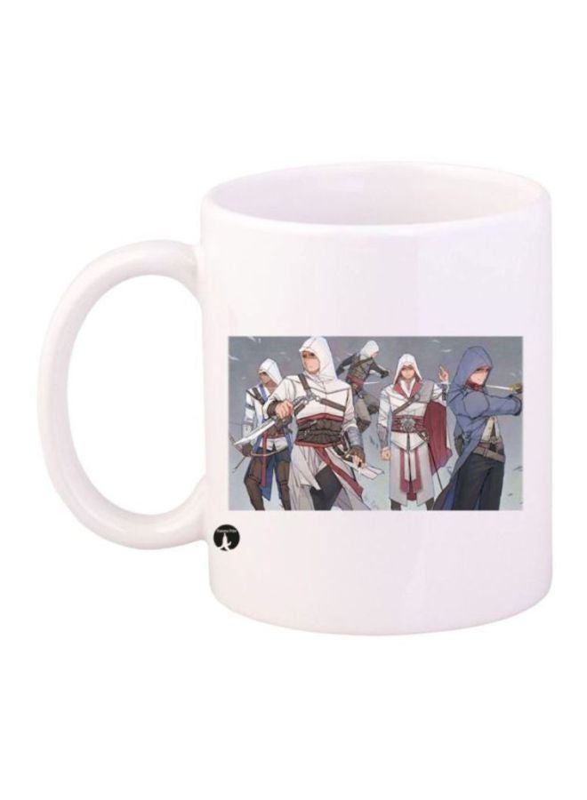 RKN Assassin's Creed Printed Coffee Mug White/Blue/Red - Image 2