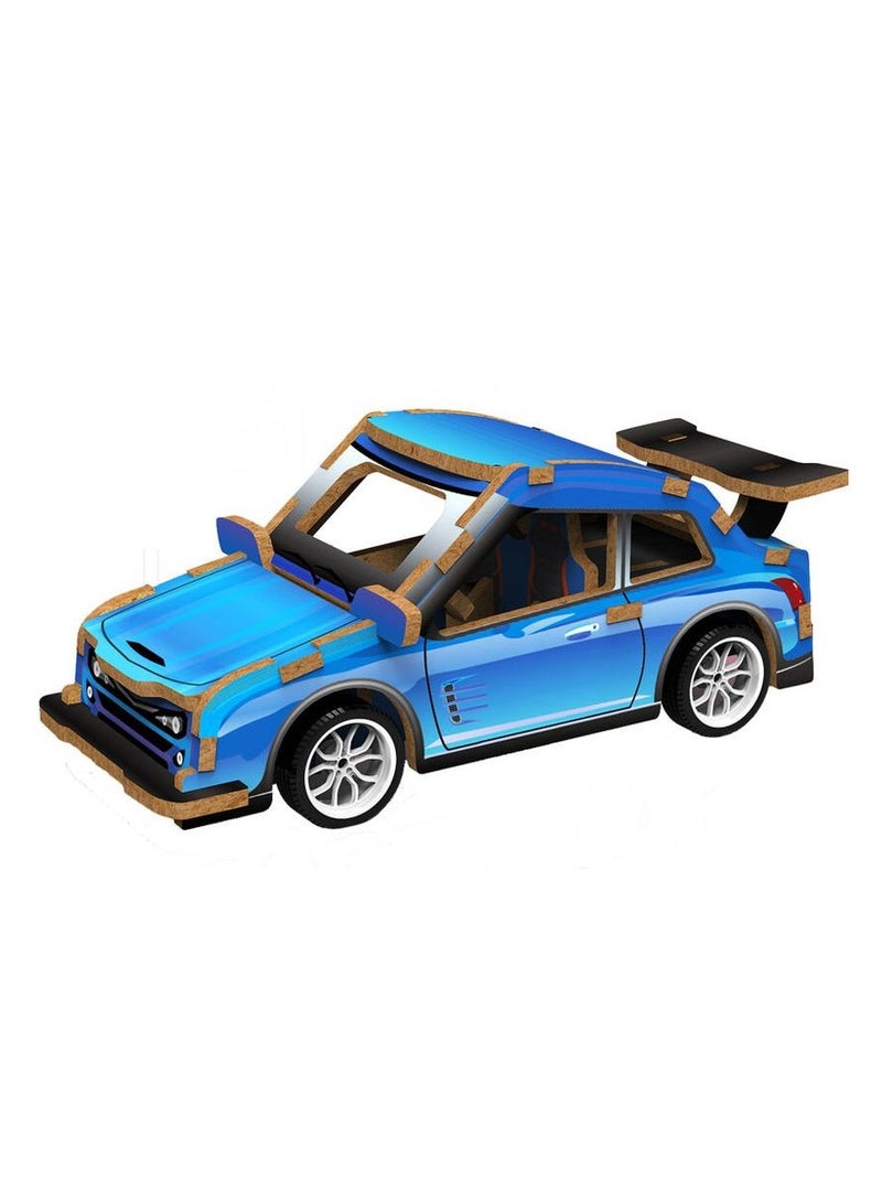 Mini Vehicle Sports Car Model 3D Wood Puzzle 22 Pieces - 68024 - Image 2