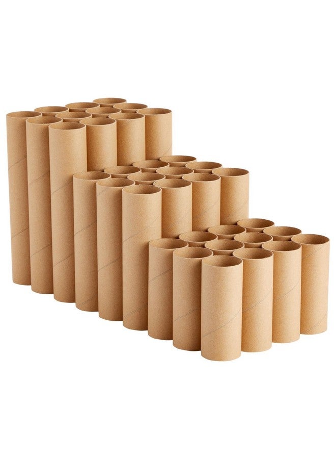Bright Creations 36 Pack Brown Cardboard Tubes For Crafts Diy Crafting Paper Rolls For Classrooms And Art Projects (3 Assorted Sizes) - Image 2