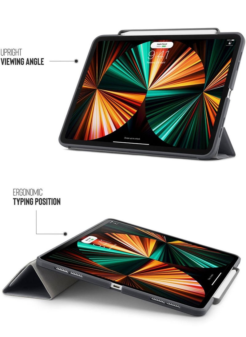 Pipetto Origami No. 3 Ultra Smart Case Cover with 5 in 1 Stand for Apple iPad Pro 12.9 inch (2021)  - Image 5
