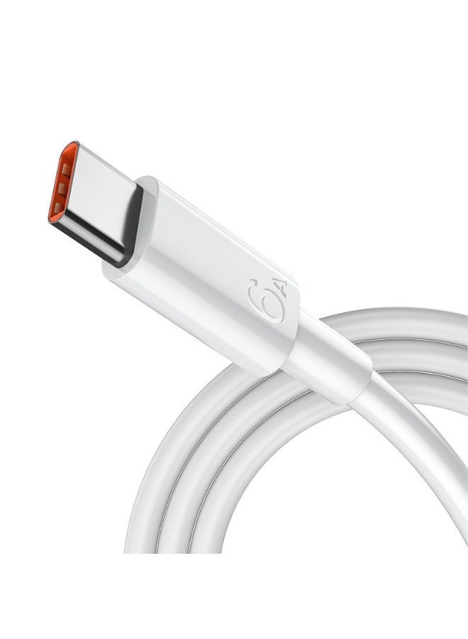 سلك شحن سريع جدًا 66W 6A - كابل USB إلى Type-C و Lightning لجهازي هواوي شاومي أوبو فيفو آيفون آبل وأندرويد - Image 2