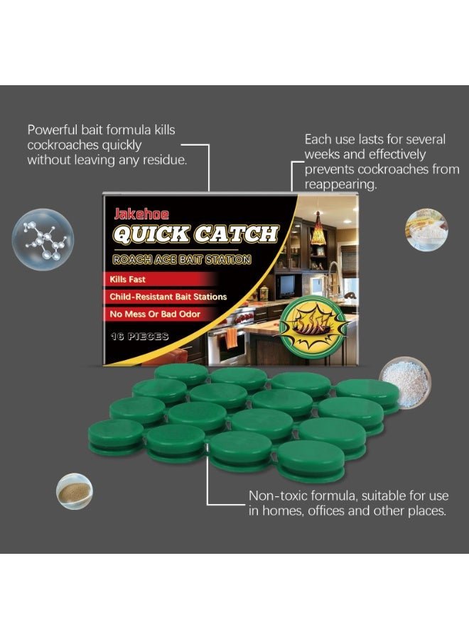 Generic Household Living Room Kitchen Bedroom Indoor Cockroach Catcher 16 PiecesBox  - Image 5