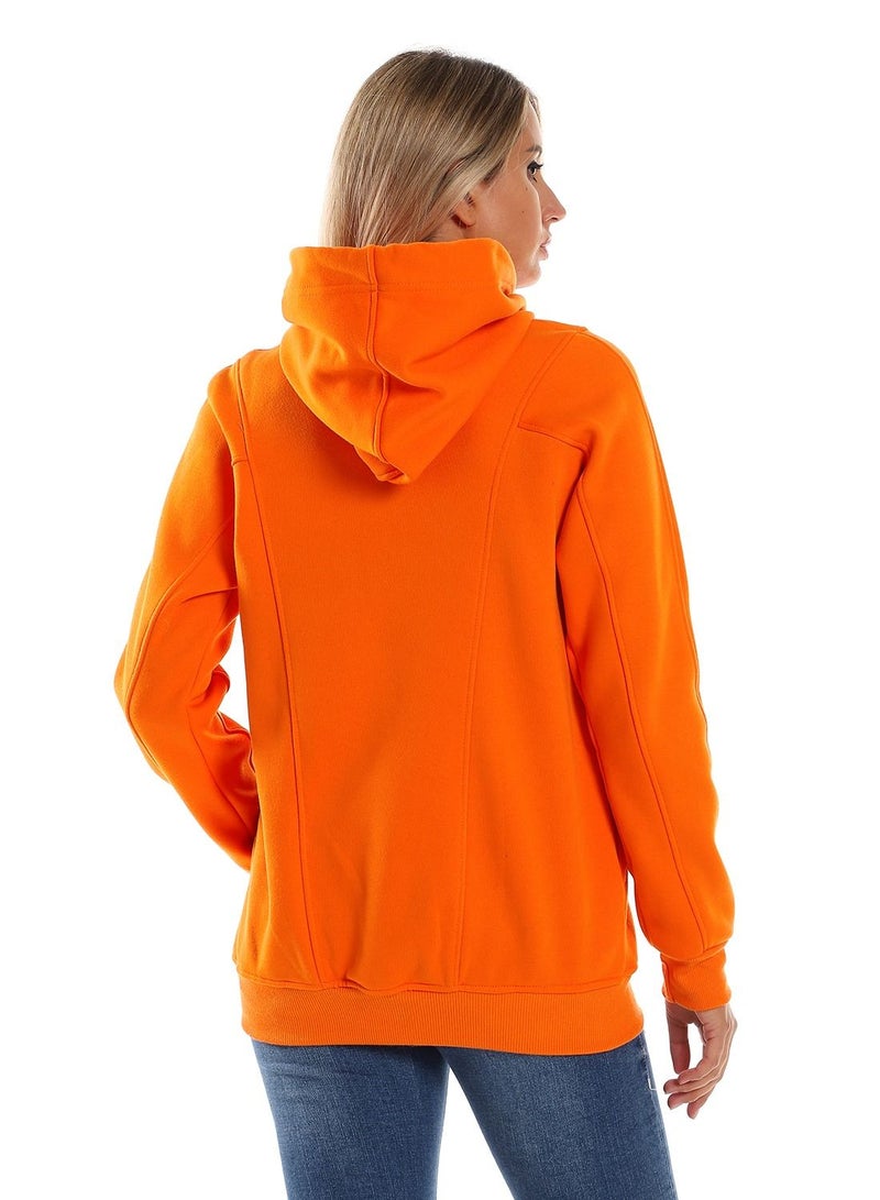 Caesar Woman Hoodie With Zipper And Pocket  - Image 4