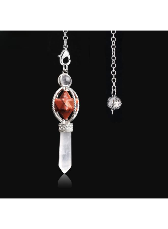 Csja A Generation Of Merkaba Six-pointed Star Pendant Spirit Pendant Rotatable Merkaba Jewelry F770
