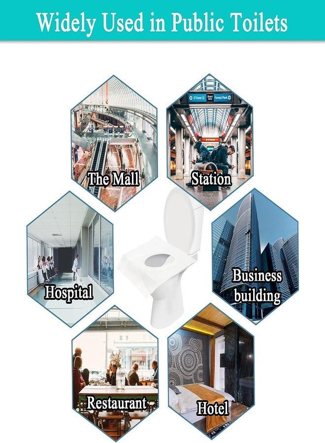 تنكل أغطية مقاعد المراحيض الآمنة للاستخدام مرة واحدة من تينكل وي | ٢٠ غطاءً | مقاومة للماء، قابلة للتحلل الحيوي | حماية من البلل والجراثيم في المراحيض العامة | لا تلامس مباشر مع مقعد غير صحي | مناسبة للسفر - Image 4