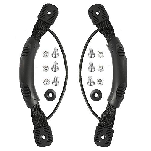 Anndason 2 Pcs Black Kayak Canoe Boat Side Mount Carry Handles/Paddle Park Kayak Handles and Hardwares - Image 1
