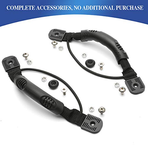 Anndason 2 Pcs Black Kayak Canoe Boat Side Mount Carry Handles/Paddle Park Kayak Handles and Hardwares - Image 2