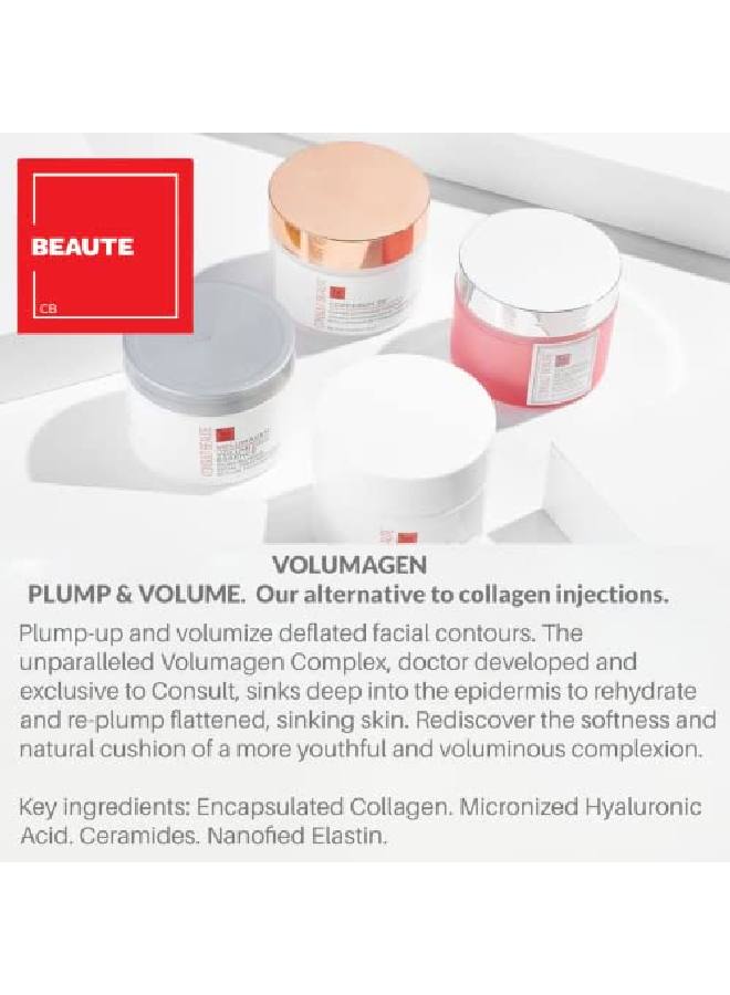 Consult Beaute Volumagen Volumizing Essence Micro Plumping Facial Treatment Discs Hyaluronic Acid Collagen Skin Hydrating Twin Pack 120 Count - Image 4