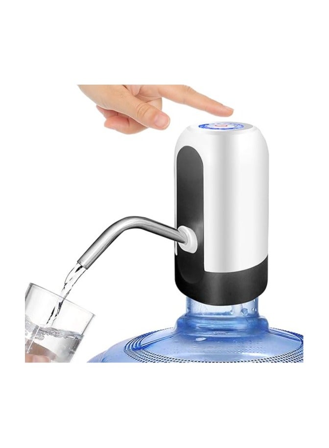 5 Gallon Water Bottle Pump, USB Charging Portable Electric Water Pump for for for 2-5 Gallon Jugs USB Charging Portable Water Dispenser for Office, Home, Camping, Kitchen and etc - Image 1