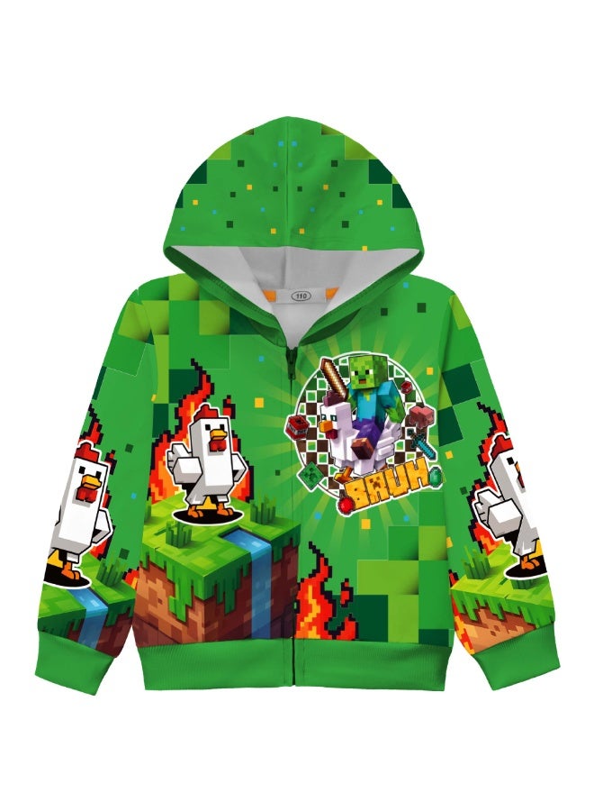 ماين كرافت كبير الأطفال سستة مقنعين سترة سترة كهدية للعائلة والأصدقاء - Image 1