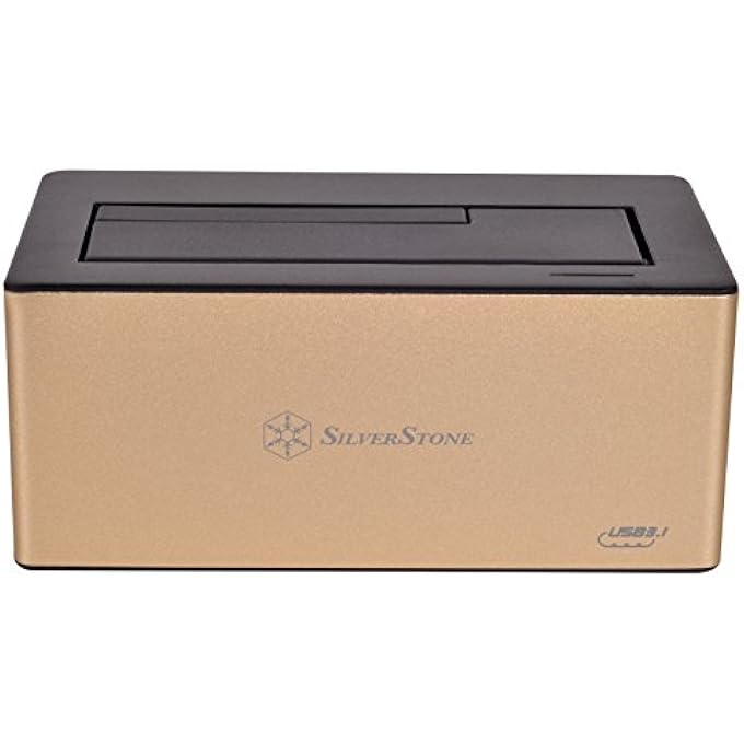 SilverStone TECHNOLOGY EXTERNAL HARD DRIVE DOCKING STATION SUPPORTS ONE 2.5" OR 3.5" DRIVE RL-TS11G-C - Image 2