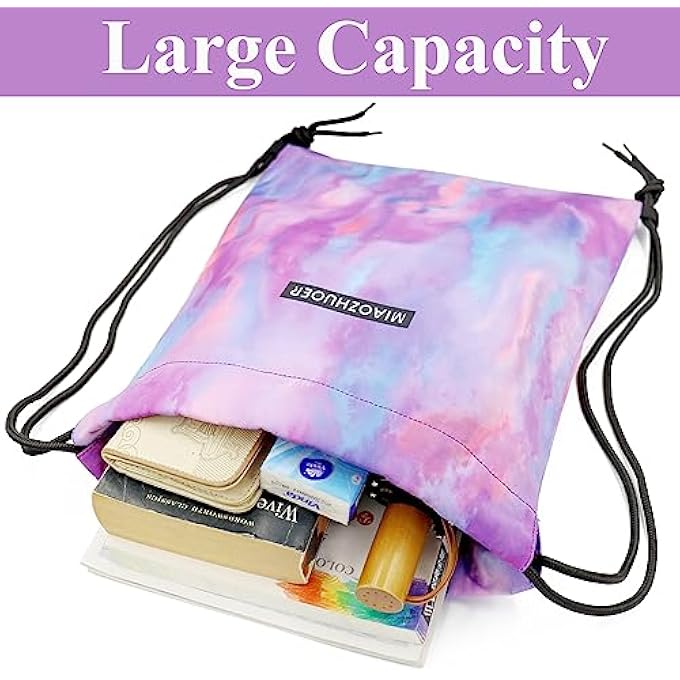 Small String Backpacks Casual Sports Backpack Bag Gym Rope Bags Women Men Beach Bag Talega Sport School Drawstring Gymsack Pocket Boys Girls - Image 3