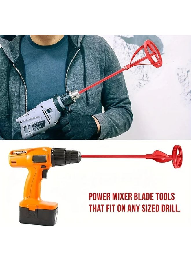 80x400 مم مثقاب خلاط الطلاء مرفق أداة تحريك الطين - Image 5