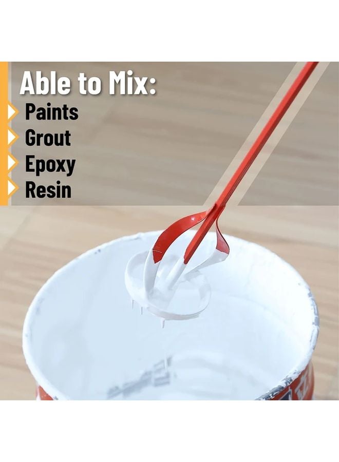 80x400 مم مثقاب خلاط الطلاء مرفق أداة تحريك الطين - Image 2