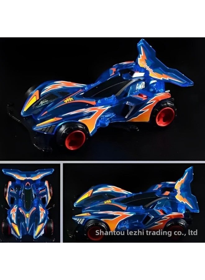 Mini 4WD Xingda Model Daxing Racing Toys الحنين المجمعة للمنافسة المدرسية Spider King - اللون: Spider King 【الصورة الرئيسية】 - Image 4