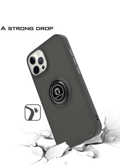 Wtech Finger Grip Magnetic Hold Kickstand Ring Finger With Built-In Iron Case Cover For Apple iPhone 15 Pro 2023 Dark Green  - Image 2