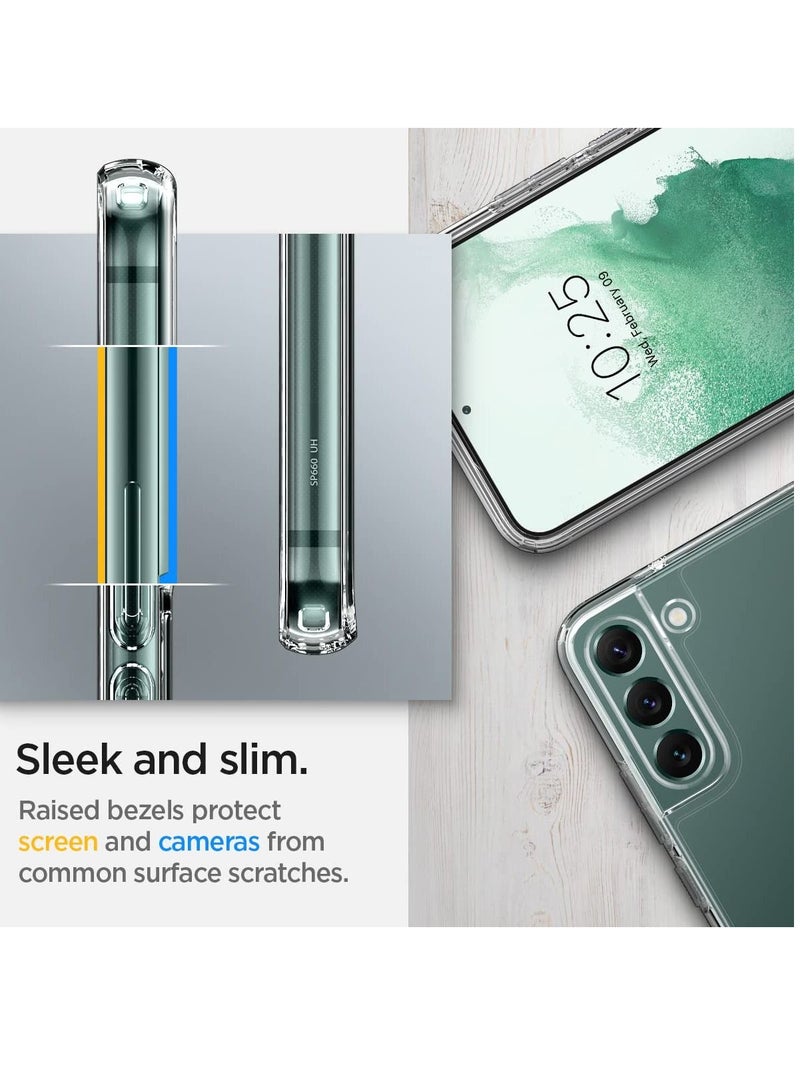 BORTONY Samsung Galaxy S22 Plus Case Clear Slim Fit Crystal Clear Transparent Anti-Scratch Flexible Soft TPU - Image 4