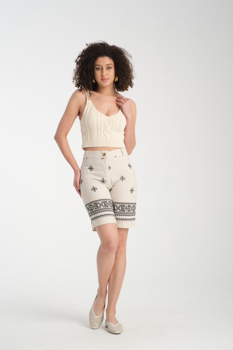 Rodi Women's Linen Shorts 8228  - Image 2