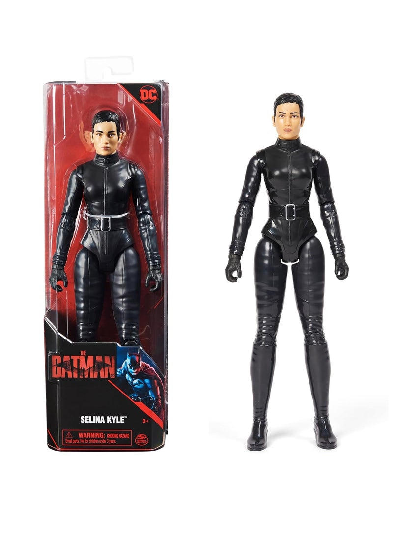 دي سي كوميكس شخصية أكشن باتمان 12 بوصة سيلينا كايل ، ألعاب فيلم باتمان القابلة للتحصيل للأولاد والبنات من سن 3 سنوات فما فوق - Image 1