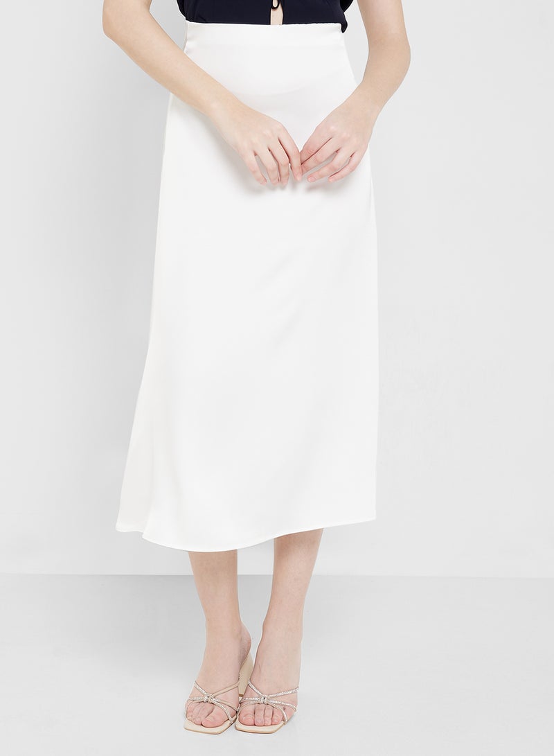 ELLA A-Line Satin Skirt  - Image 2