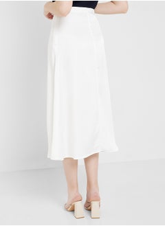 ELLA A-Line Satin Skirt  - Image 3