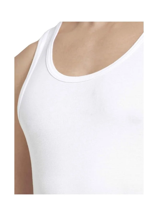 JOCKEY Jockey IC13 Men Tencel Micro Modal Cotton Rib Sleeveless Vest with Extended Length for Easy Tuck