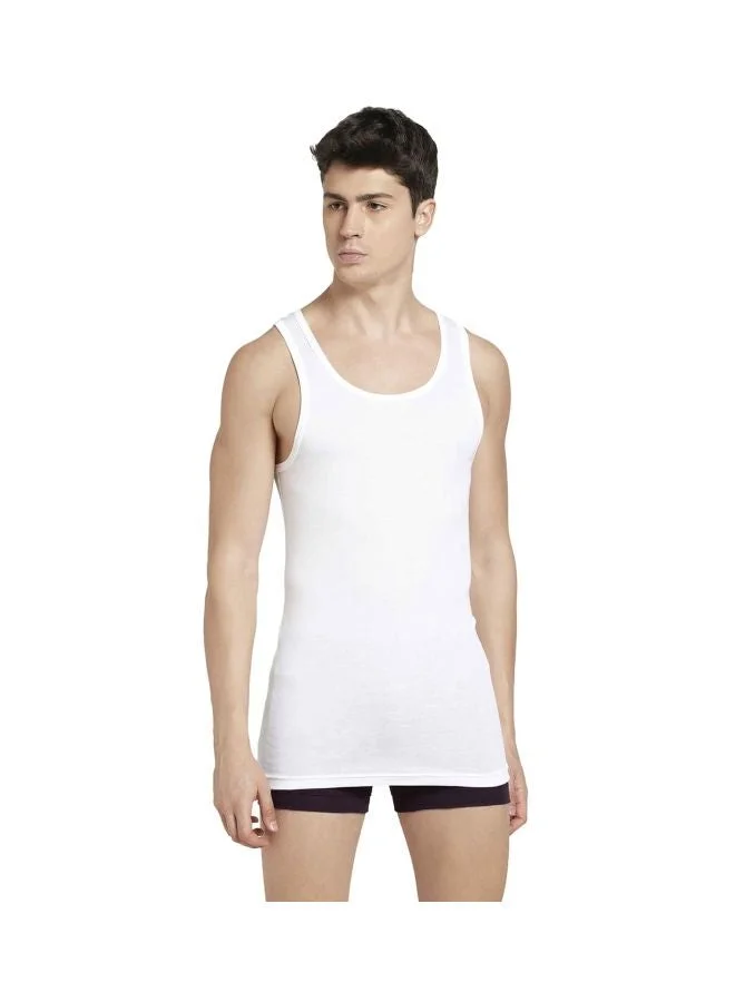 JOCKEY IC13 Men Tencel Micro Modal Cotton Rib Sleeveless Vest with Extended Length for Easy Tuck