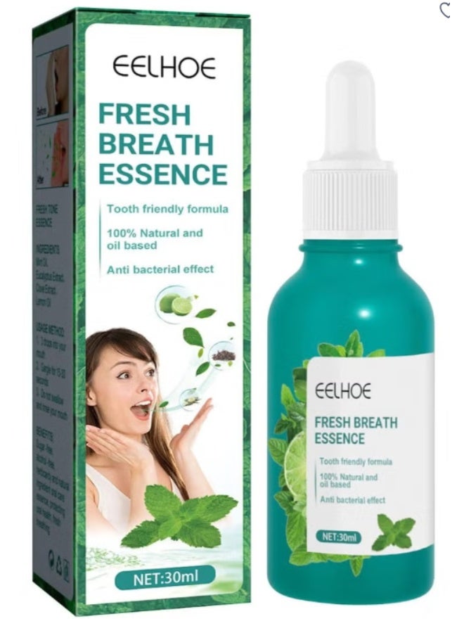 إيلهو خلاصة النفس المنعش 30 مل - سيروم للعناية بالفم يزيل رائحة الفم الكريهة - Image 1