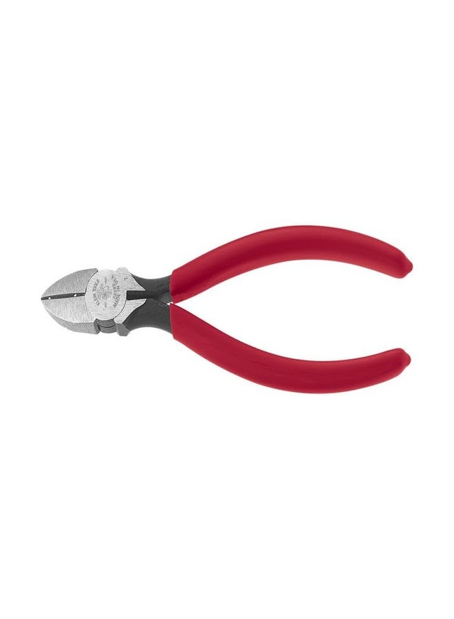 Klein Tools 72192 Pliers, Diagonal Cutting Pliers Type D-6 for Telephone Work, with "V" Stripping Notch, 6-Inch - Image 1