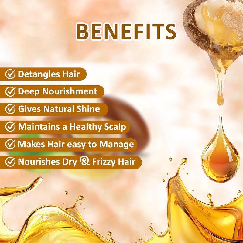 ECOLYTE+ La Parisienne Argan Oil Hair Mask - Deep Repair Treatment for Damaged Hair, 500g - Image 4