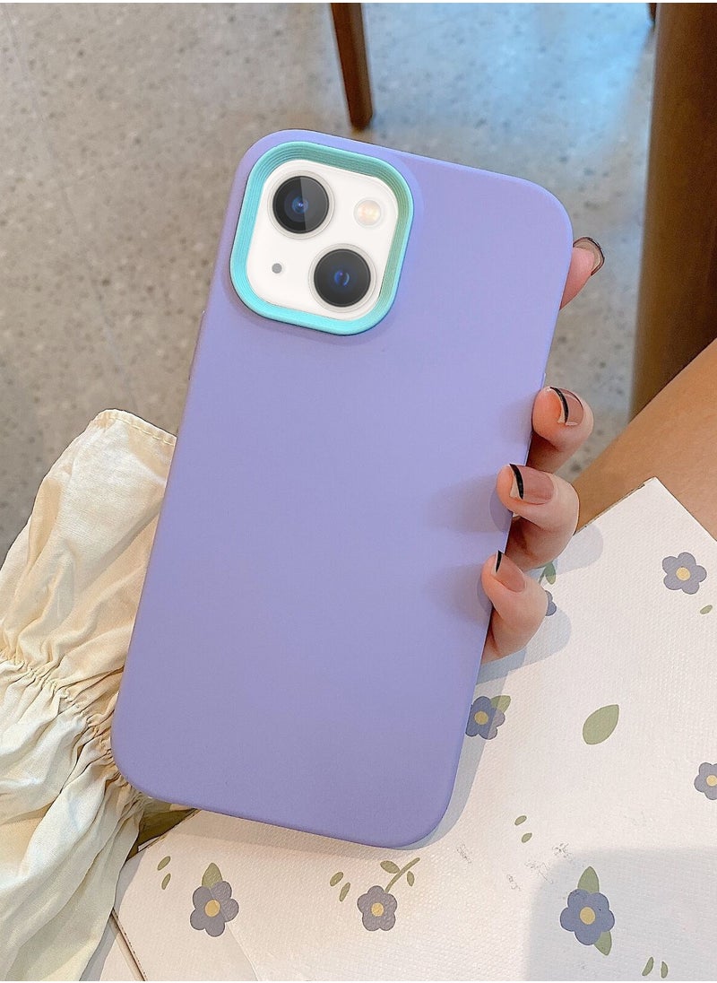 Houmt - iPhone 13 Case 6.1 Inch Soft Flexible Silicone Slim Rubber iPhone 13 Cover with Inside Frame Shockproof Protective Case for Apple iPhone 13 - Image 1