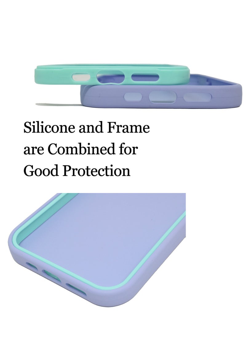 Houmt - iPhone 13 Case 6.1 Inch Soft Flexible Silicone Slim Rubber iPhone 13 Cover with Inside Frame Shockproof Protective Case for Apple iPhone 13 - Image 1